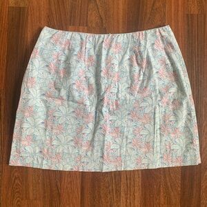 Vineyard Vines Floral Skirt Women  8 New Blue Pink Preppy Feminine